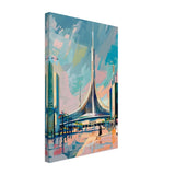 Da Vinci Travel Collection wall art print | Brasilia Brazil - Canvas - 30x45 cm / 12x18″ - Slim