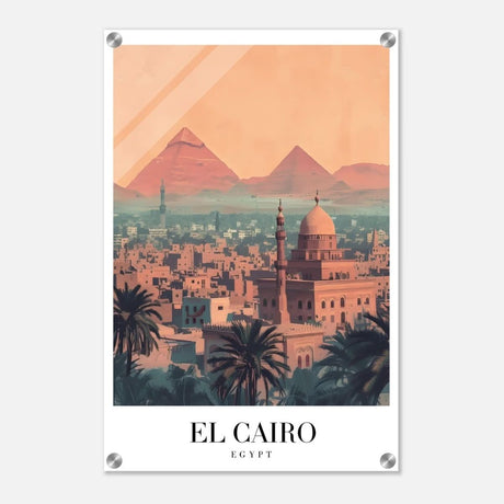 Da Vinci Travel Collection wall art print | Cairo Egypt - Acrylic Print - 40x60 cm / 16x24″ - 