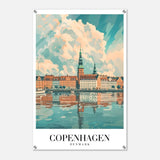 Da Vinci Travel Collection wall art print | Copenhagen Denmark - Acrylic Print - 60x90 cm / 24x36″ - 