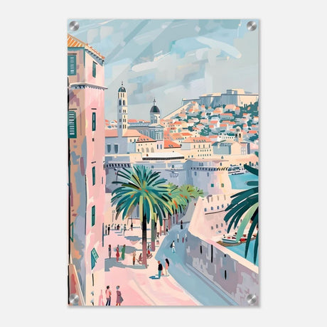 Da Vinci Travel Collection wall art print | Dubrovnik Croatia - Acrylic Print - 40x60 cm / 16x24″ - 