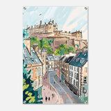 Da Vinci Travel Collection wall art print | Edinburgh Scotland - Acrylic Print - 50x75 cm / 20x30″ - 