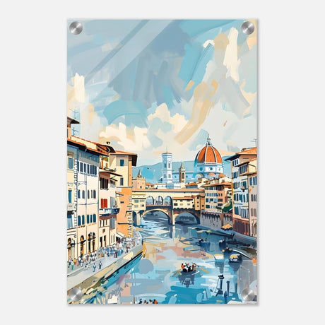 Da Vinci Travel Collection wall art print | Florence Italy - Acrylic Print - 30x45 cm / 12x18″ - 