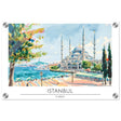Da Vinci Travel Collection wall art print | Istanbul Turkey - Acrylic Print - 30x45 cm / 12x18″ - 