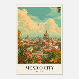 Da Vinci Travel Collection wall art print | Mexico City Mexico - Wood Prints - 60x90 cm / 24x36″ - 20 mm