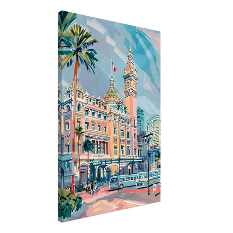 Da Vinci Travel Collection wall art print | Monte Carlo Monaco - Canvas - 50x75 cm / 20x30″ - Slim