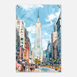 Da Vinci Travel Collection wall art print | New York USA - Acrylic Print - 30x45 cm / 12x18″ - 