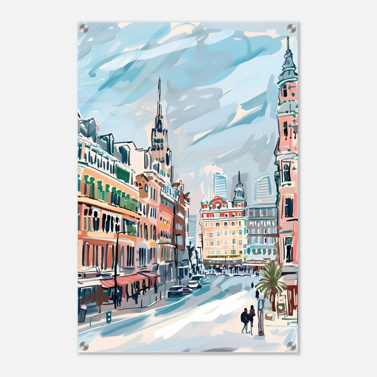 Da Vinci Travel Collection wall art print | Oslo Norway - Acrylic Print - 50x75 cm / 20x30″ - 