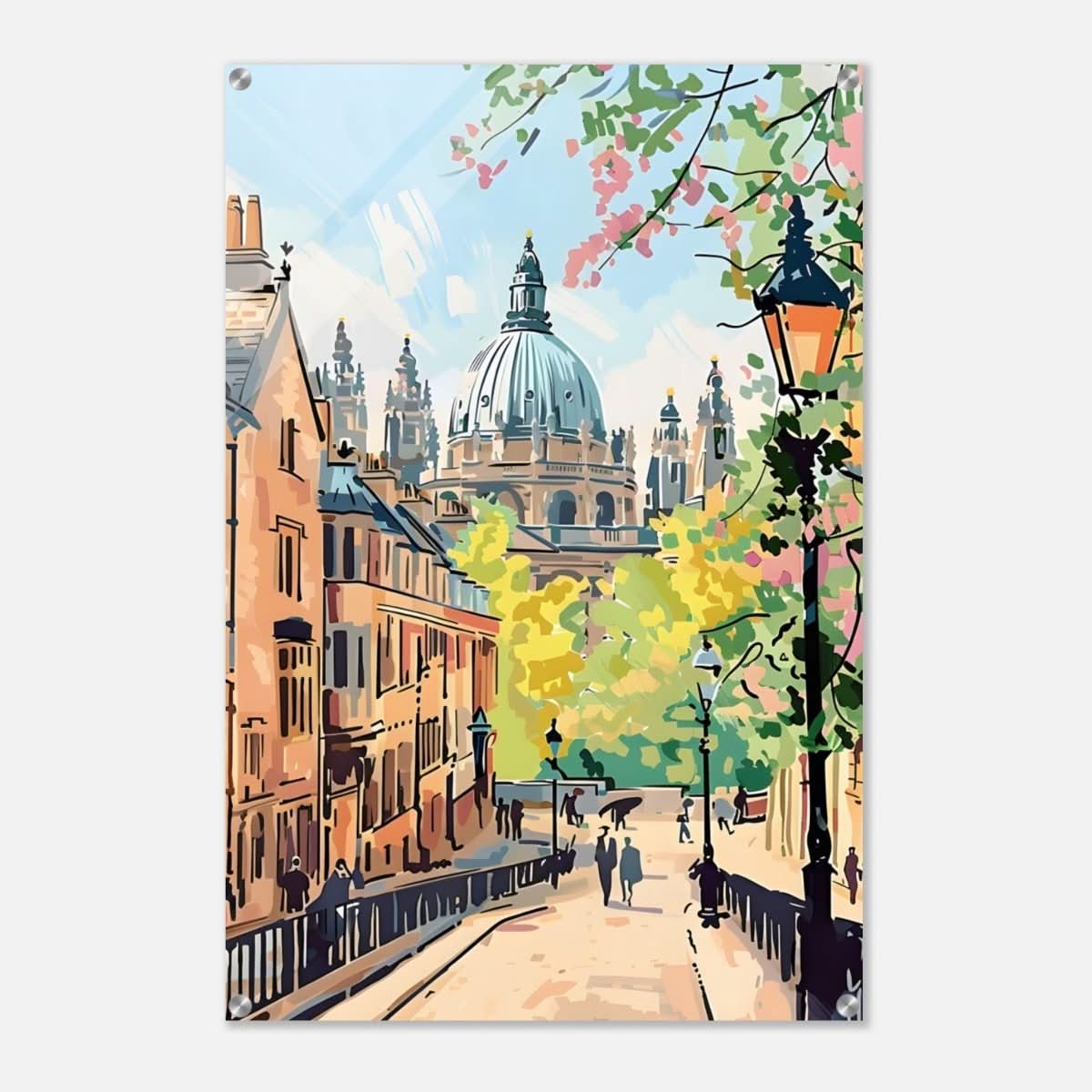 Da Vinci Travel Collection wall art print | Oxford UK - Acrylic Print - 60x90 cm / 24x36″ - 
