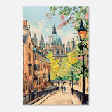 Da Vinci Travel Collection wall art print | Oxford UK - Wood Prints - 60x90 cm / 24x36″ - 20 mm