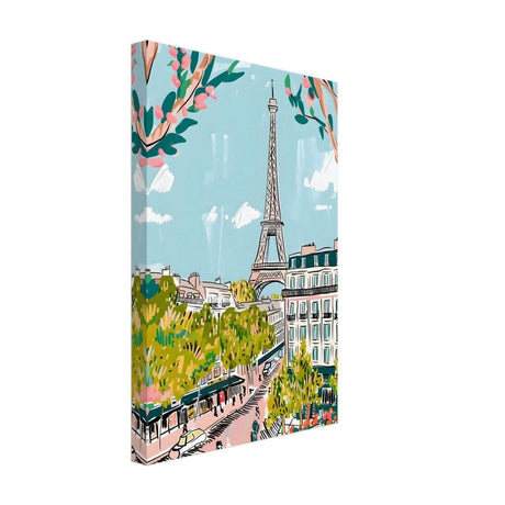 Da Vinci Travel Collection wall art print | Paris France - Canvas - 30x45 cm / 12x18″ - Thick