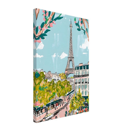 Da Vinci Travel Collection wall art print | Paris France - Canvas - 40x60 cm / 16x24″ - Thick