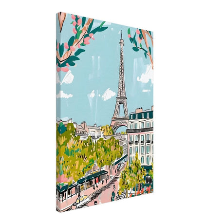 Da Vinci Travel Collection wall art print | Paris France - Canvas - 50x75 cm / 20x30″ - Thick