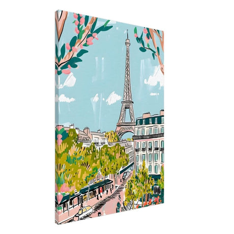 Da Vinci Travel Collection wall art print | Paris France - Canvas - 70x100 cm / 28x40″ - Thick