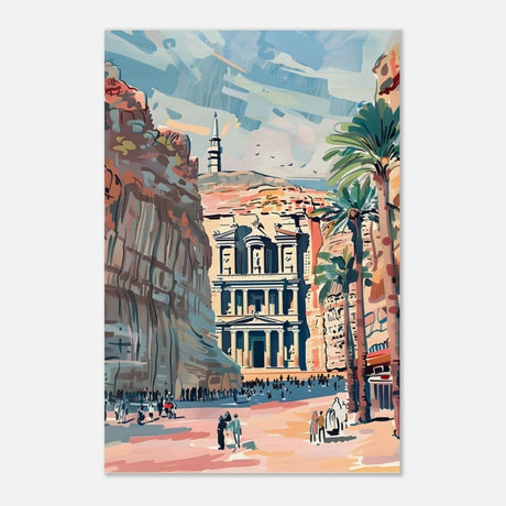 Da Vinci Travel Collection wall art print | Petra Jordan - Wood Prints - 60x90 cm / 24x36″ - 10 mm