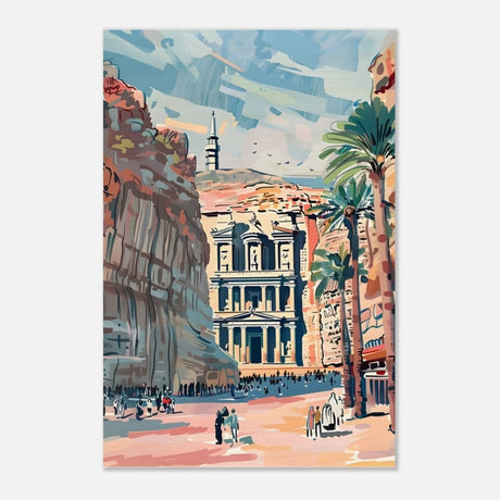 Da Vinci Travel Collection wall art print | Petra Jordan - Wood Prints - 50x75 cm / 20x30″ - 10 mm