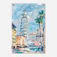 Da Vinci Travel Collection wall art print | Pisa Italy - Acrylic Print - 30x45 cm / 12x18″ - 
