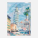 Da Vinci Travel Collection wall art print | Pisa Italy - Acrylic Print - 70x100 cm / 28x40″ - 