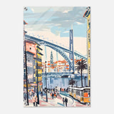 Da Vinci Travel Collection wall art print | Porto Portugal - Acrylic Print - 40x60 cm / 16x24″ - 