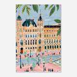 Da Vinci Travel Collection wall art print | Seville Spain - Wood Prints - 60x90 cm / 24x36″ - 20 mm