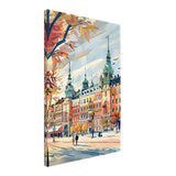 Da Vinci Travel Collection wall art print | Stockholm Sweden - Canvas - 50x75 cm / 20x30″ - Thick
