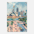 Da Vinci Travel Collection wall art print | Sydney Australia - Acrylic Print - 30x45 cm / 12x18″ - 