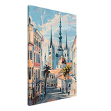 Da Vinci Travel Collection wall art print | Tallinn Estonia - Canvas - 60x90 cm / 24x36″ - Thick