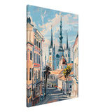 Da Vinci Travel Collection wall art print | Tallinn Estonia - Canvas - 70x100 cm / 28x40″ - Thick