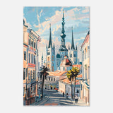 Da Vinci Travel Collection wall art print | Tallinn Estonia - Aluminum Print - 30x45 cm / 12x18″ - 