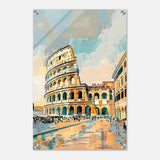 Da Vinci Travel Collection wall art print | The Colosseum Rome Italy - Acrylic Print - 40x60 cm / 16x24″ - 