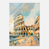 Da Vinci Travel Collection wall art print | The Colosseum Rome Italy - Acrylic Print - 70x100 cm / 28x40″ - 