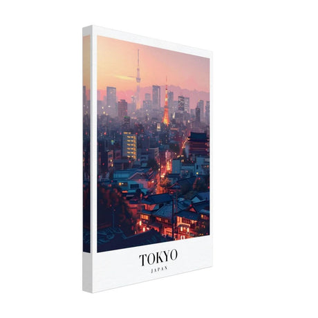 Da Vinci Travel Collection wall art print | Tokyo Japan - Canvas - 30x45 cm / 12x18″ - Thick
