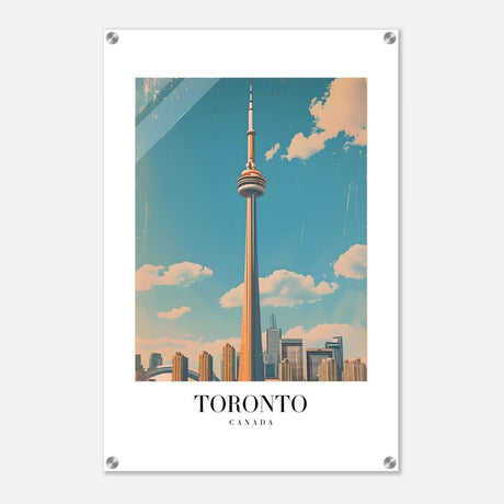 Da Vinci Travel Collection wall art print | Toronto Canada - Acrylic Print - 50x75 cm / 20x30″ - 