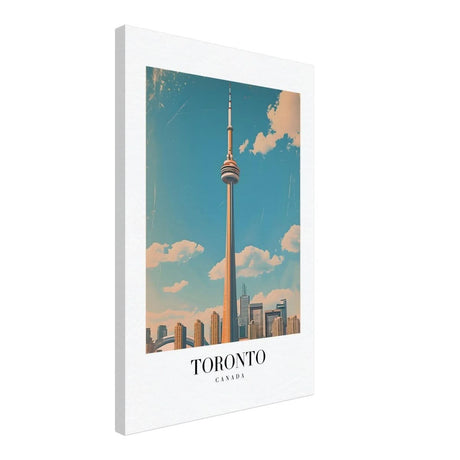 Da Vinci Travel Collection wall art print | Toronto Canada - Canvas - 40x60 cm / 16x24″ - Slim
