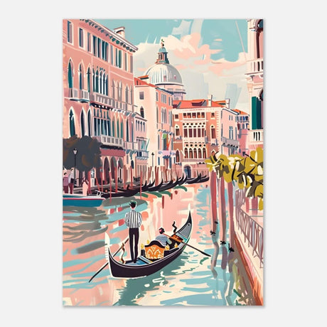 Da Vinci Travel Collection wall art print | Venice Italy - Aluminum Print - 70x100 cm / 28x40″ - 