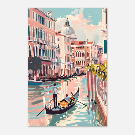 Da Vinci Travel Collection wall art print | Venice Italy - Aluminum Print - 30x45 cm / 12x18″ - 