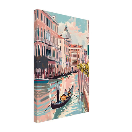 Da Vinci Travel Collection wall art print | Venice Italy - Canvas - 30x45 cm / 12x18″ - Slim