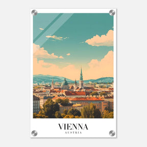 Da Vinci Travel Collection wall art print | Vienna Austria - Acrylic Print - 30x45 cm / 12x18″ - 