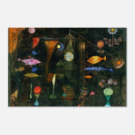 Da Vinci Vintage wall art print | Fish Magic by Paul Klee (1925) - Acrylic Print - 30x45 cm / 12x18″ - 