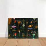 Da Vinci Vintage wall art print | Fish Magic by Paul Klee (1925) - Brushed Aluminum Print - 30x45 cm / 12x18″ - 