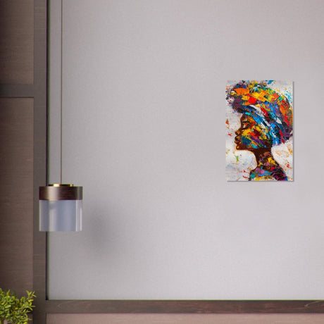 Da Vinci Wall art Print | Eclectic Expressions | African Theme | Contemporary art - Brushed Aluminum Print - 40x60 cm / 16x24″ - 