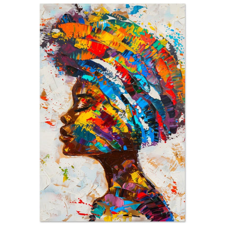 Da Vinci Wall art Print | Eclectic Expressions | African Theme | Contemporary art - Aluminum Print - 30x45 cm / 12x18″ - 
