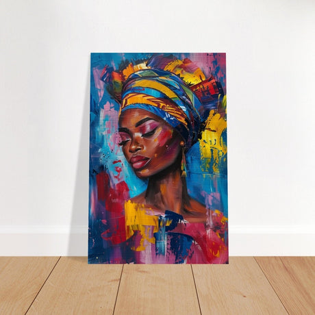 Da Vinci Wall art Print | Eclectic Expressions | African Theme - Brushed Aluminum Print - 40x60 cm / 16x24″ - 