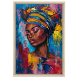 Da Vinci Wall art Print | Eclectic Expressions | African Theme - Framed Canvas - 50x75 cm / 20x30″ - Wood frame