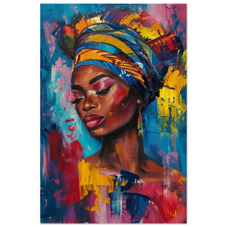 Da Vinci Wall art Print | Eclectic Expressions | African Theme - Wood Prints - 60x90 cm / 24x36″ - 