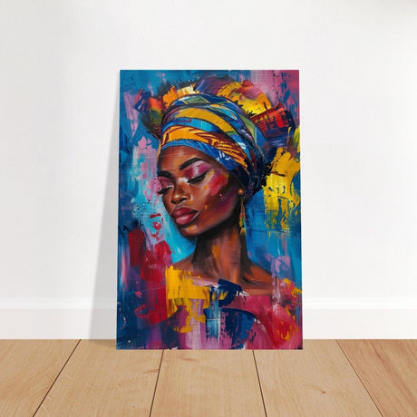Da Vinci Wall art Print | Eclectic Expressions | African Theme - Brushed Aluminum Print - 50x75 cm / 20x30″ - 