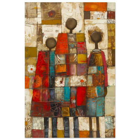Da Vinci Wall art Print | Eclectic Expressions | African Theme - Aluminum Print - 60x90 cm / 24x36″ - 