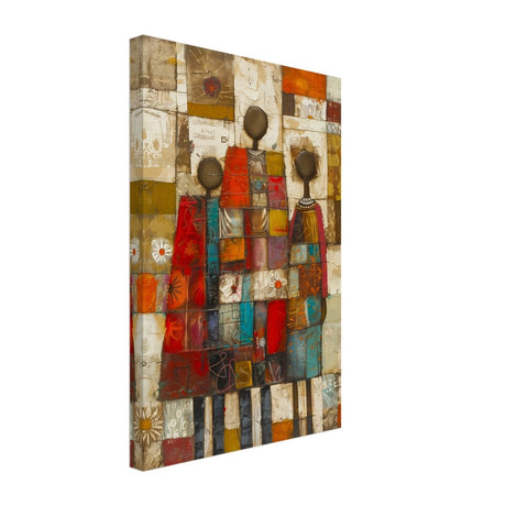 Da Vinci Wall art Print | Eclectic Expressions | African Theme - Canvas - 30x45 cm / 12x18″ - 