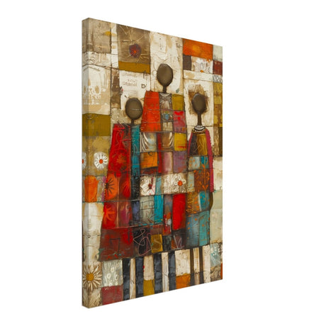 Da Vinci Wall art Print | Eclectic Expressions | African Theme - Canvas - 40x60 cm / 16x24″ - 