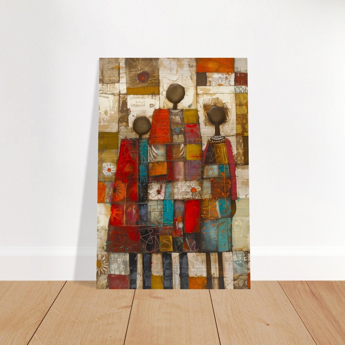 Da Vinci Wall art Print | Eclectic Expressions | African Theme - Brushed Aluminum Print - 40x60 cm / 16x24″ - 
