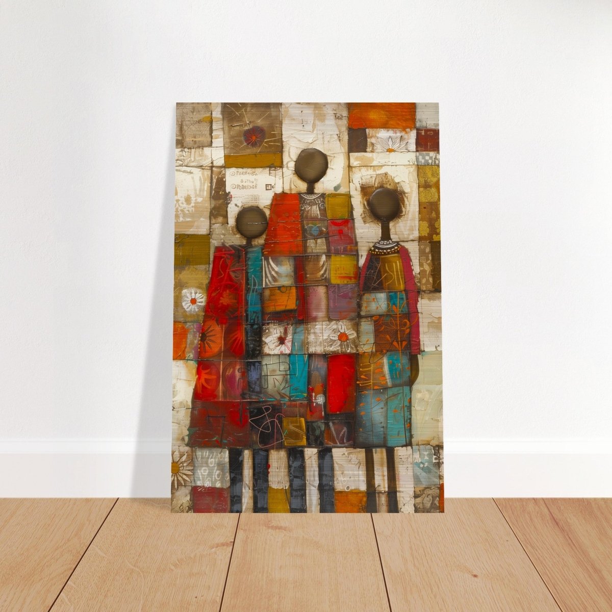 Da Vinci Wall art Print | Eclectic Expressions | African Theme - Brushed Aluminum Print - 60x90 cm / 24x36″ - 